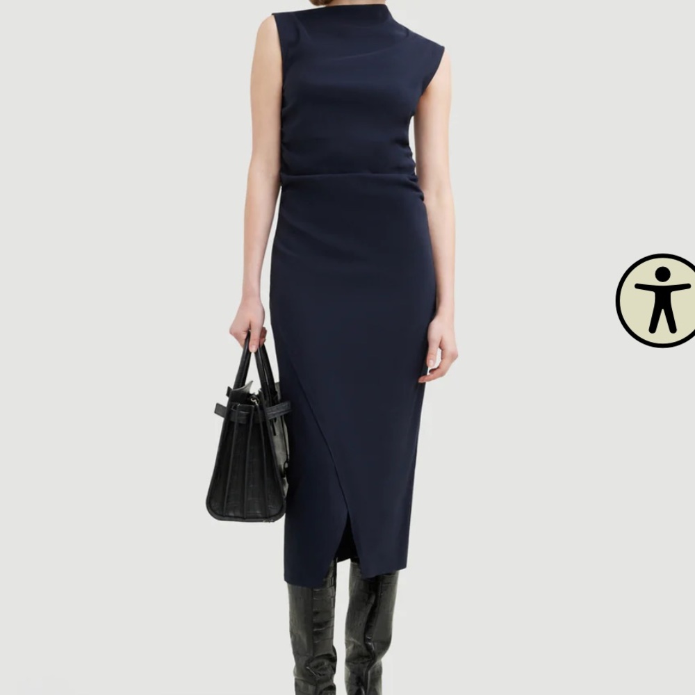 Modern Citizen Navy Full Length Dress, Excellent Condition
